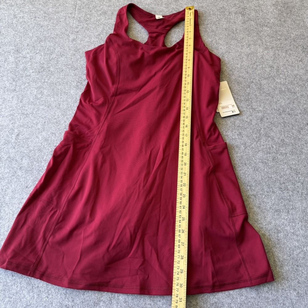 90 Degree by Reflex Courtside Utility Bra Dress Beet Red Womens M NWT - Picture 7 of 14